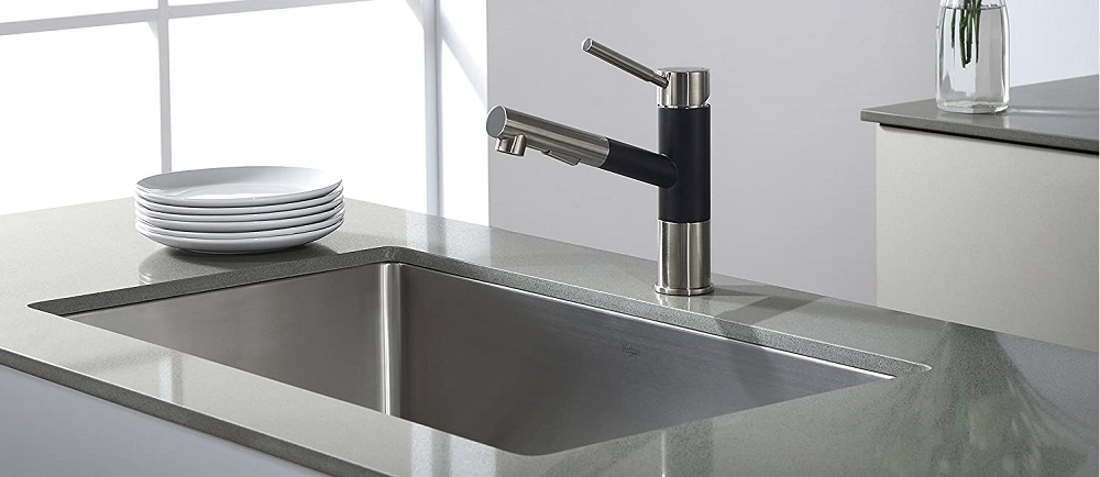 kraus standart pro stainless steel farmhouse kitchen sink khf